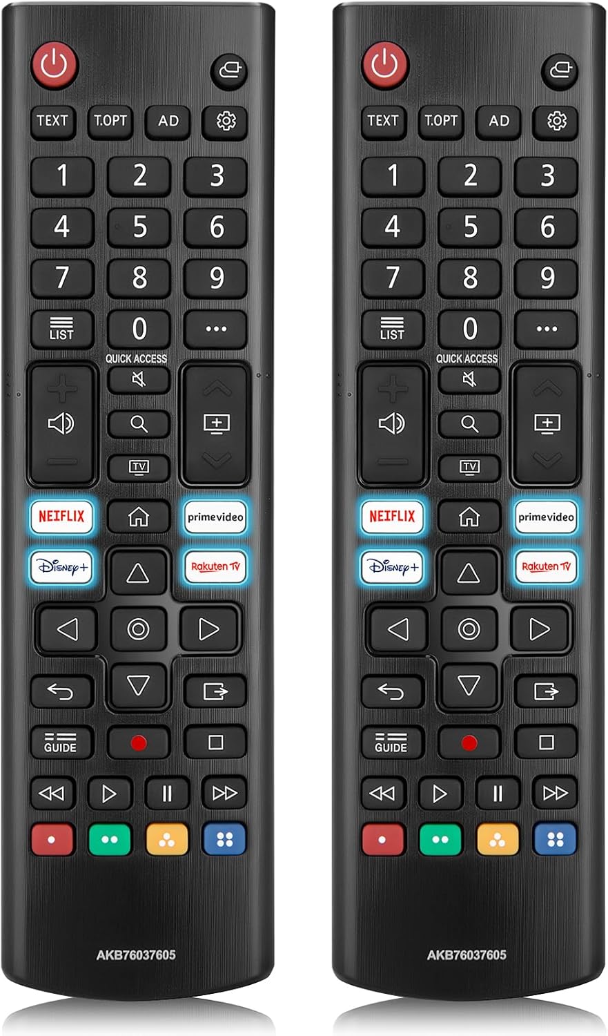 (Pack of 2) Universal Remote Control for All LG UHD OLED EVO QHD QNED NanoCell 4...