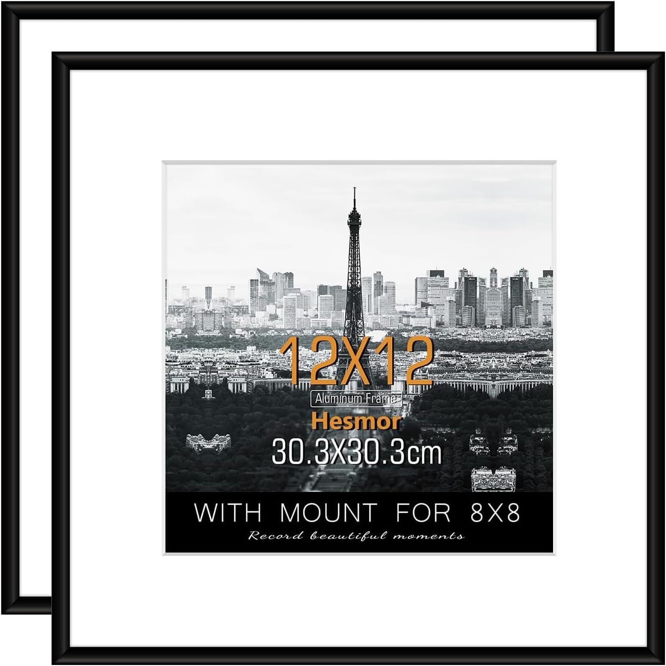 Hesmor Picture Frame 12 x 12 Inch Photo Frame Aluminum Acrylic Certificate Frame...
