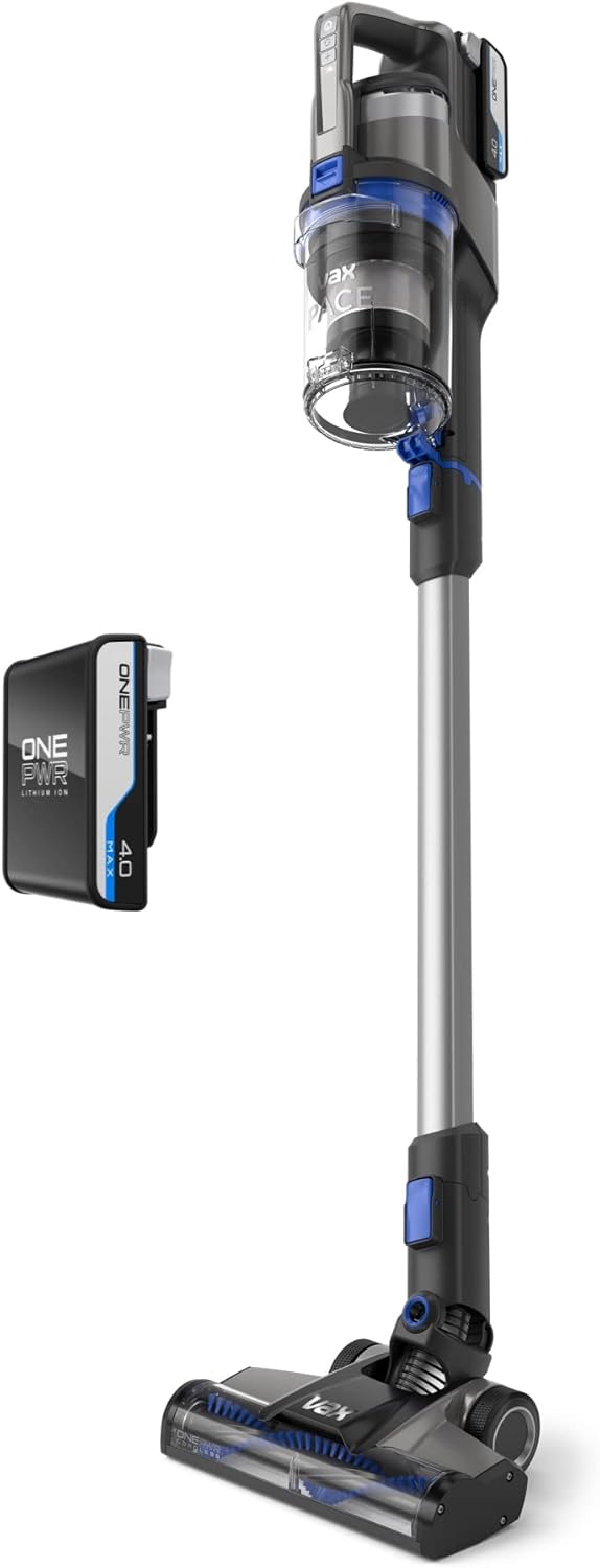 Vax Pace Cordless Vacuum Cleaner | High Performance Cleaning | Up to 40 min runt...
