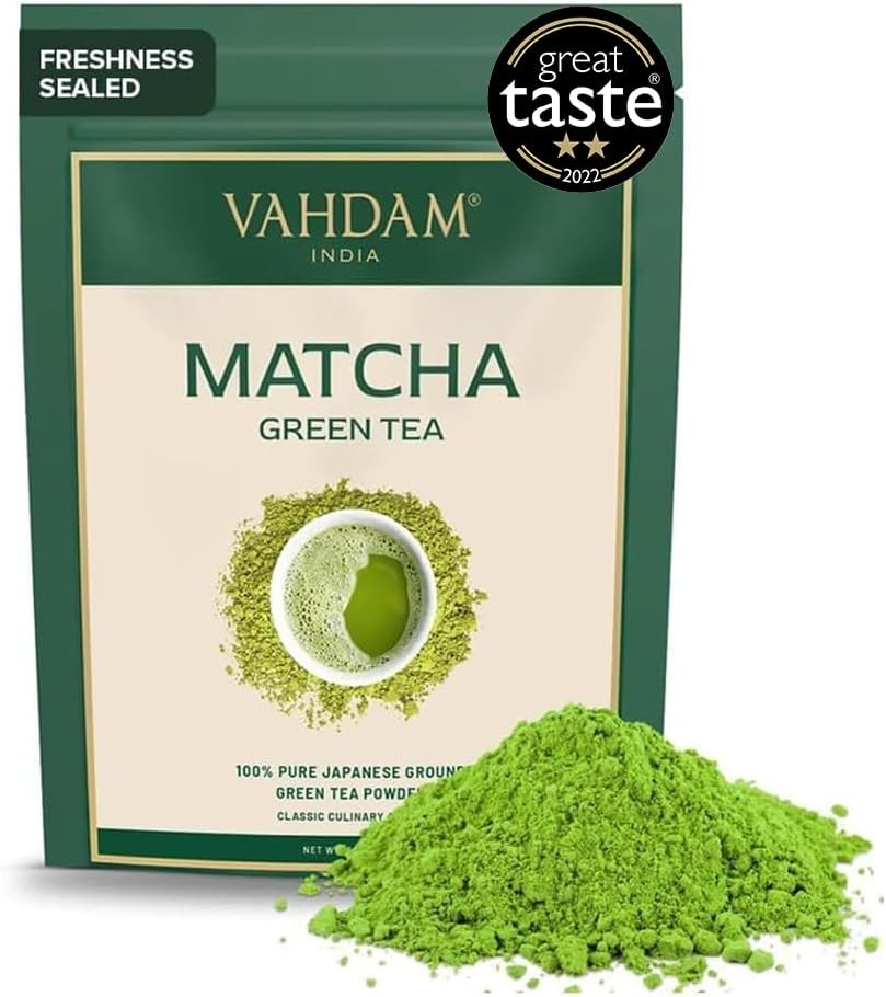 VAHDAM, Matcha Green Tea Powder (100g) Authentic Japanese First Harvest Culinary...