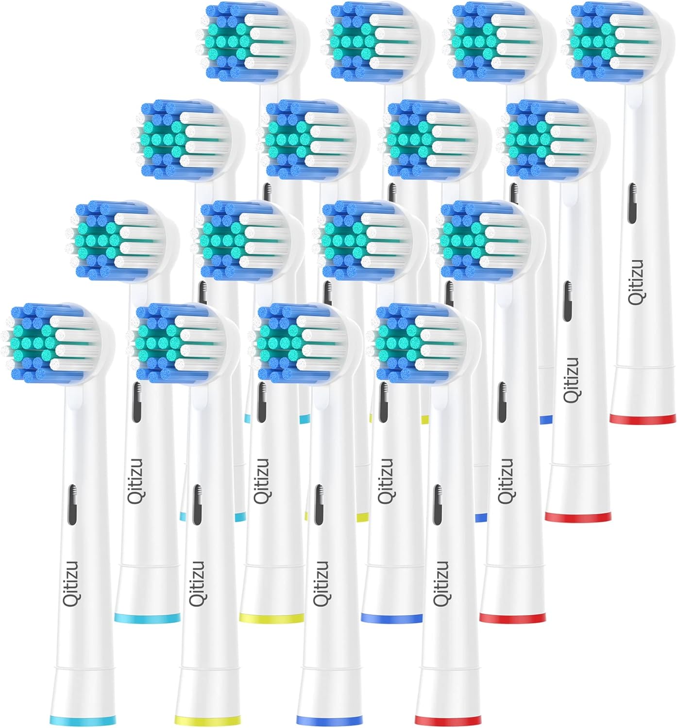 Qitizu Toothbrush Head Compatible with Oral b Braun Electric Toothbrush, Precisi...