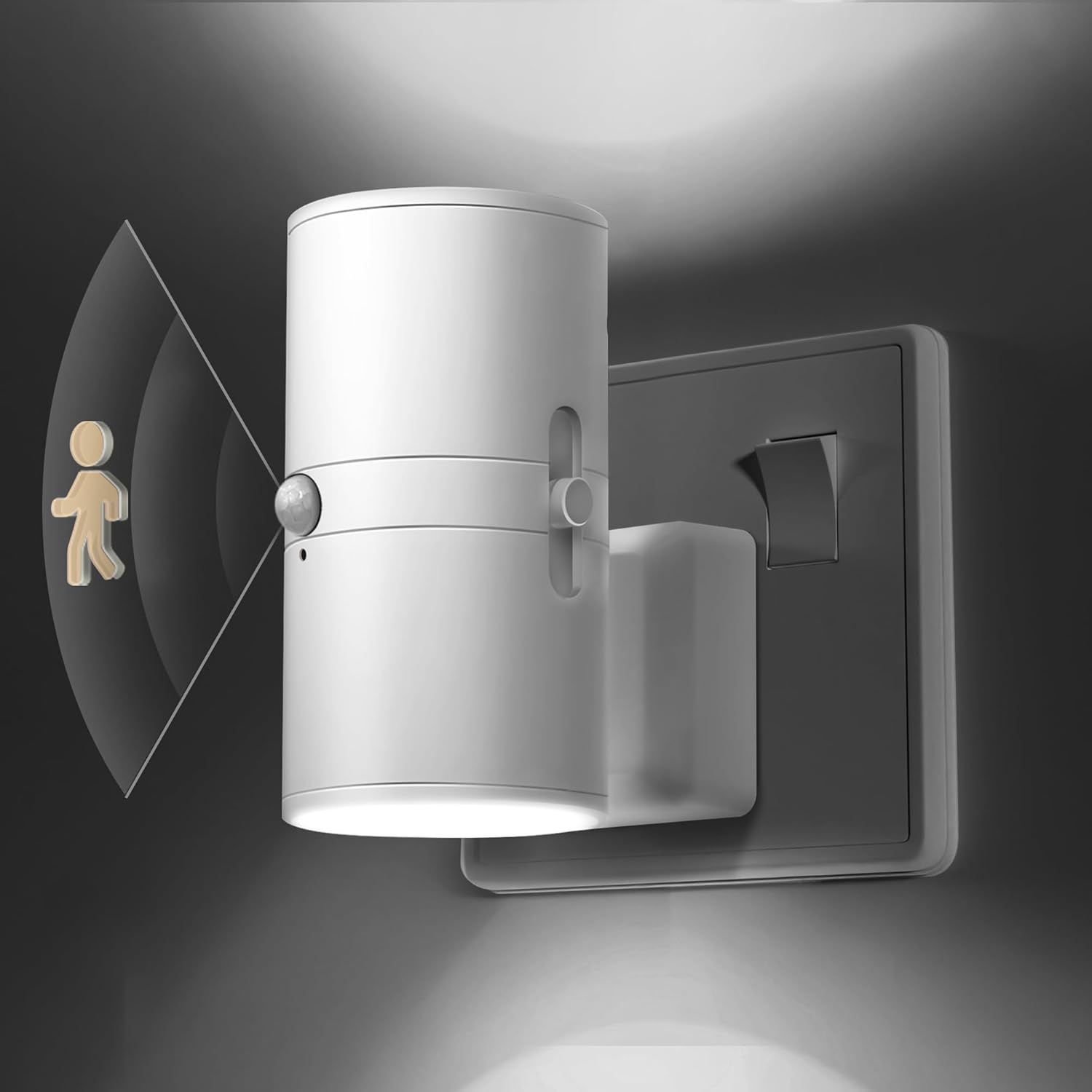 LOHAS-LED Motion Sensor Night Light, [1 Pack] Motion Activated Night Light Plug...