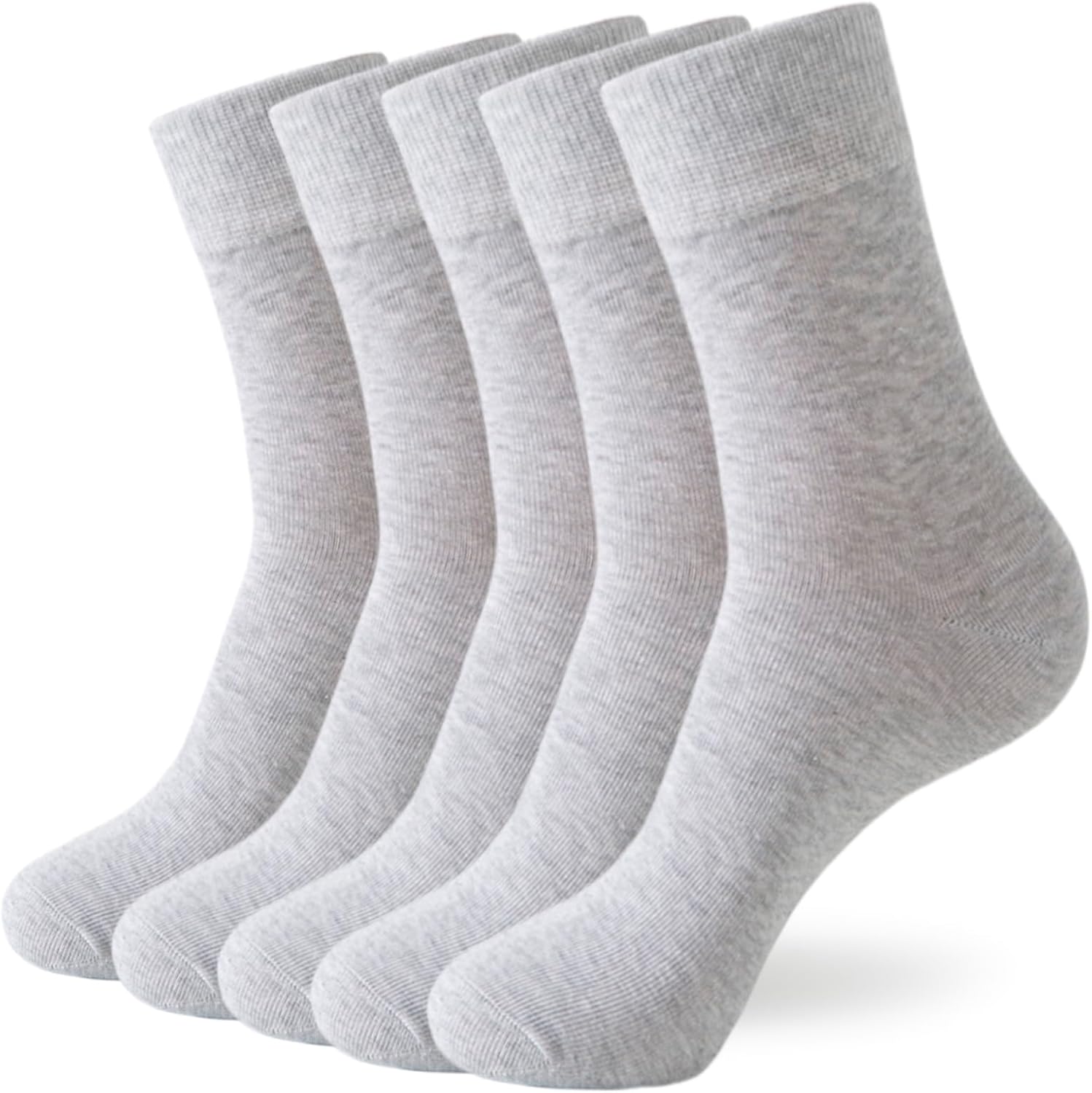 Josnown Thin Women Cotton Socks, Soft and Breathable, 5 Pairs Unisex Basic Gifts...