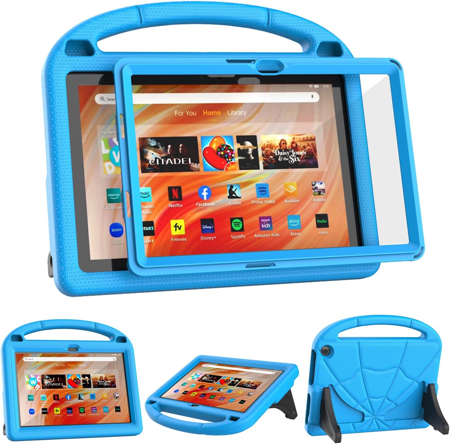 Fire HD 10 Tablet Case - Patamiyar Lightweight Shockproof Case with Screen Prote...