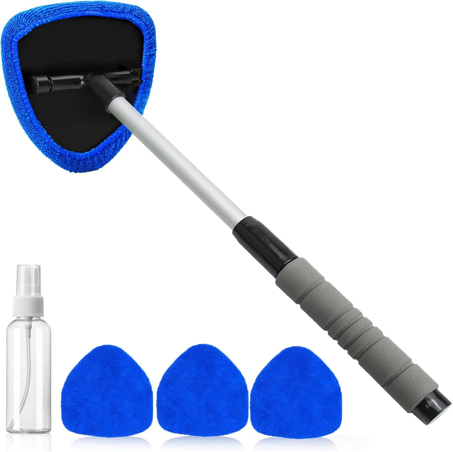 desin Windshield Cleaning Tool, Car Window Cleaner Windshield Cleaner with 4 Reu...