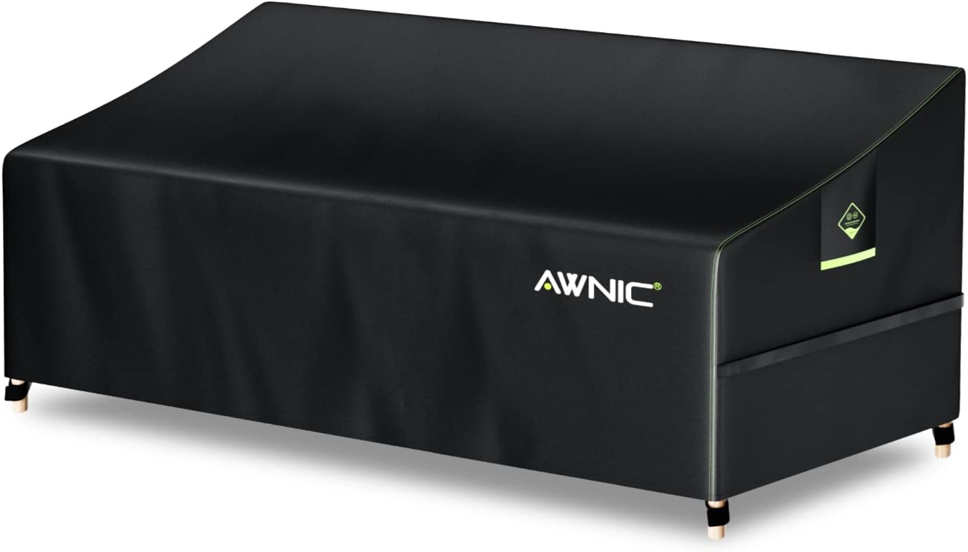 AWNIC Garden Sectional Sofa Cover Outdoor Sofa Cover 3 Seater Garden Furniture C...