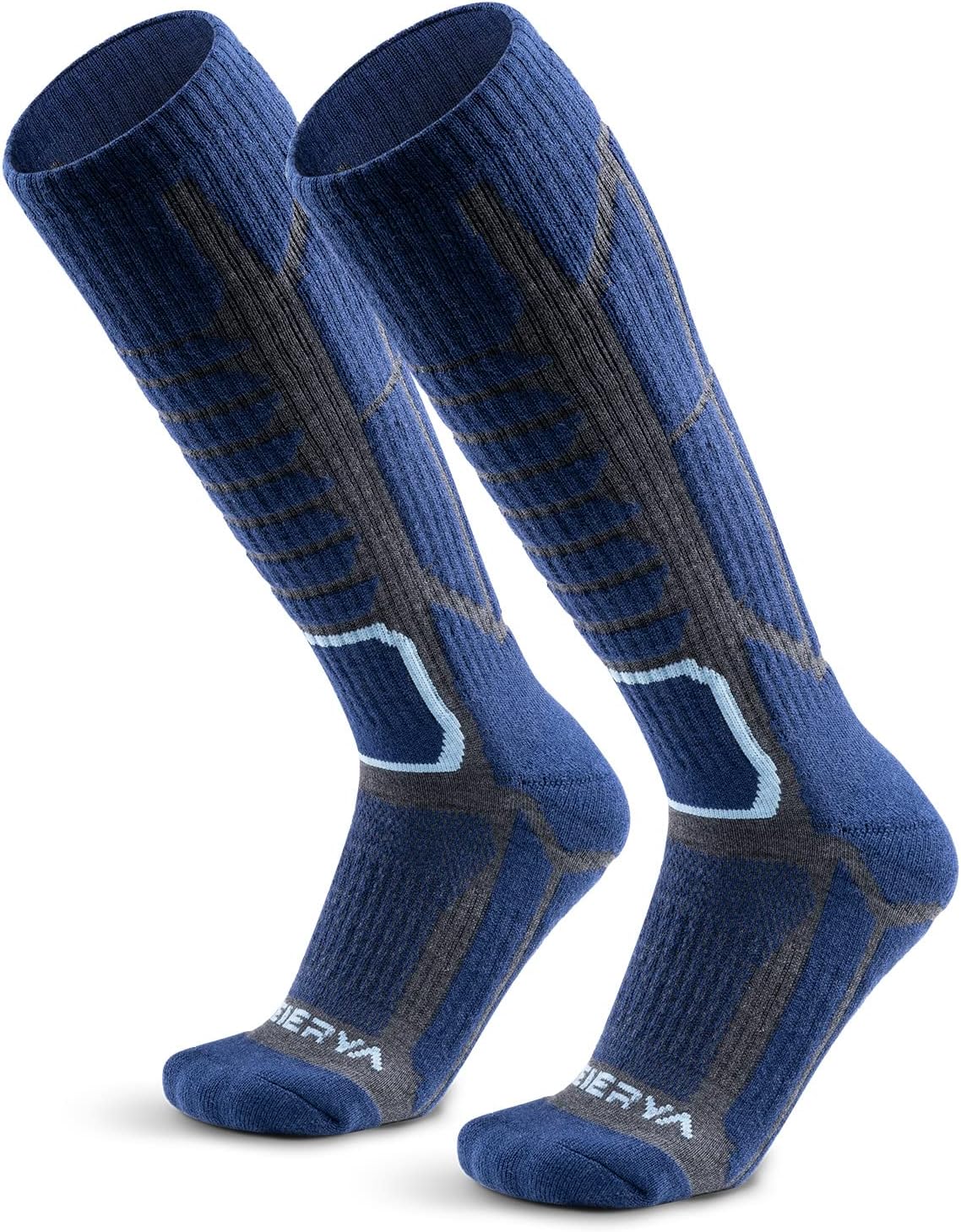 WEIERYA Ski Socks,Merino Wool Ski Socks for Skiing, Snowboarding,Outdoor Sports...