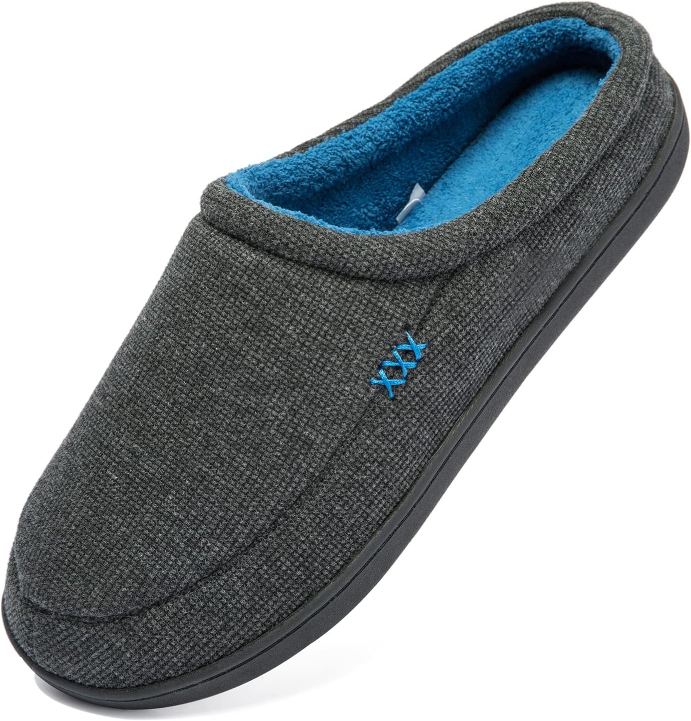 NewDenBer Men's Cozy Memory Foam Slippers Soft Slip on Indoor Outdoor Clog House...
