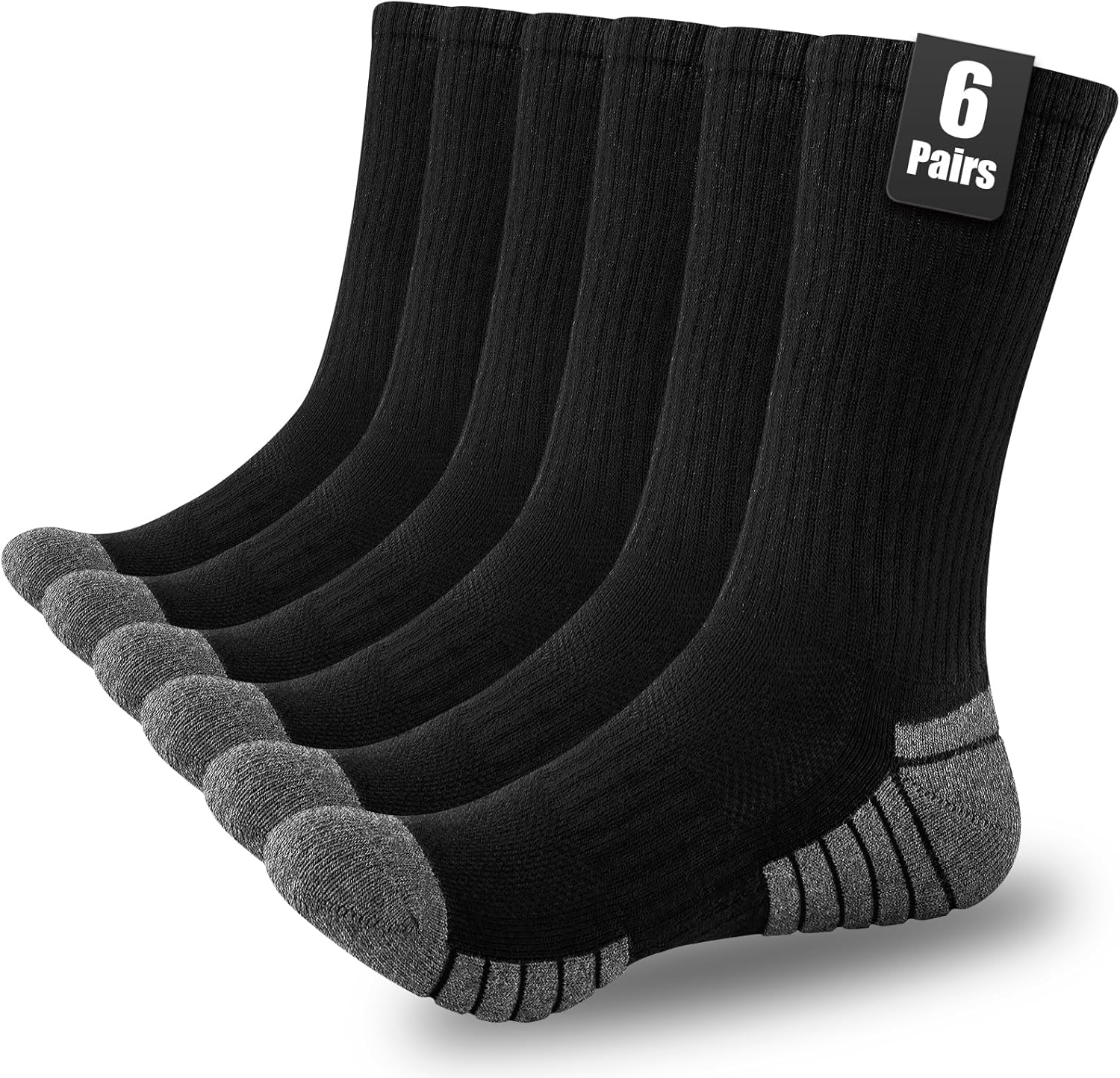 SockWaddles Mens Sports Socks, Cushion Cotton Socks, Wicking Breathable Socks Me...