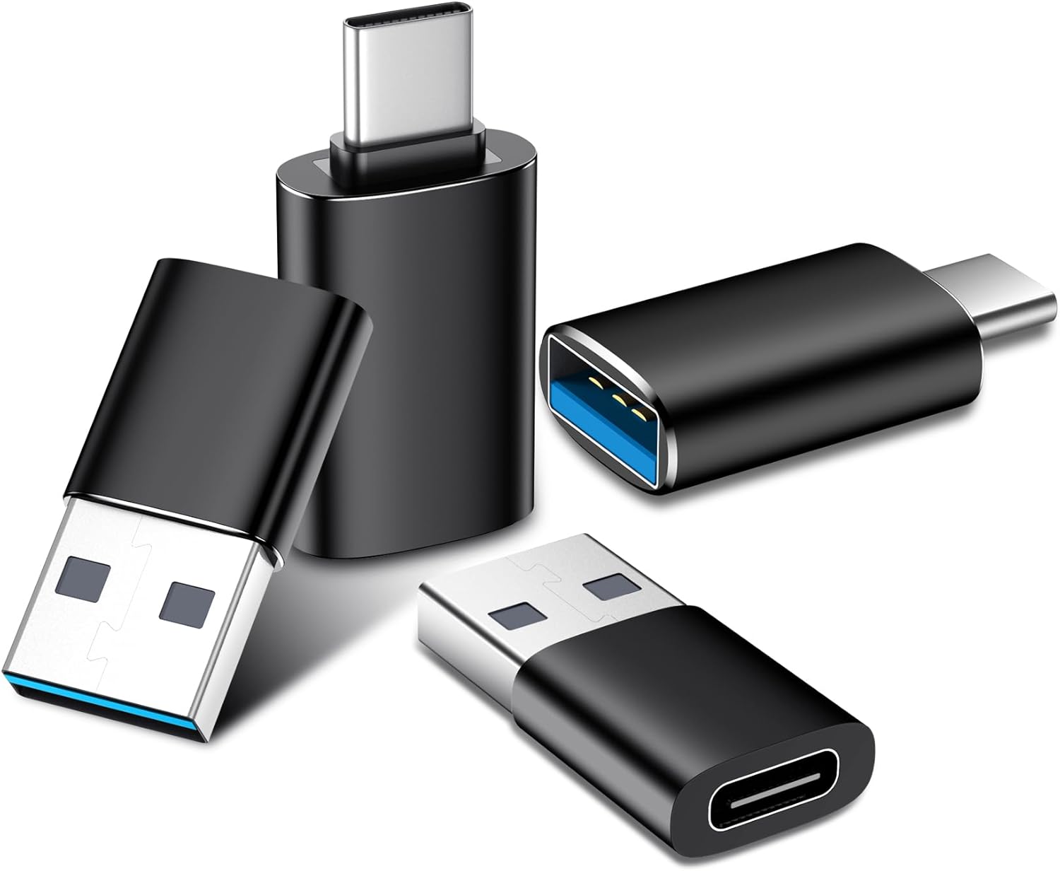 𝟒𝐏𝐚𝐜𝐤 𝐔𝐩𝐠𝐫𝐚𝐝𝐞𝐝 USB to USB C Adapter,USB C Male to...
