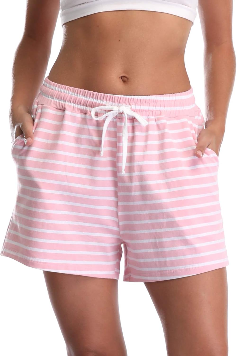 Vlazom Women's Pyjama Shorts, Super Soft Sleeping Bottoms Stylish Lounge Shorts...