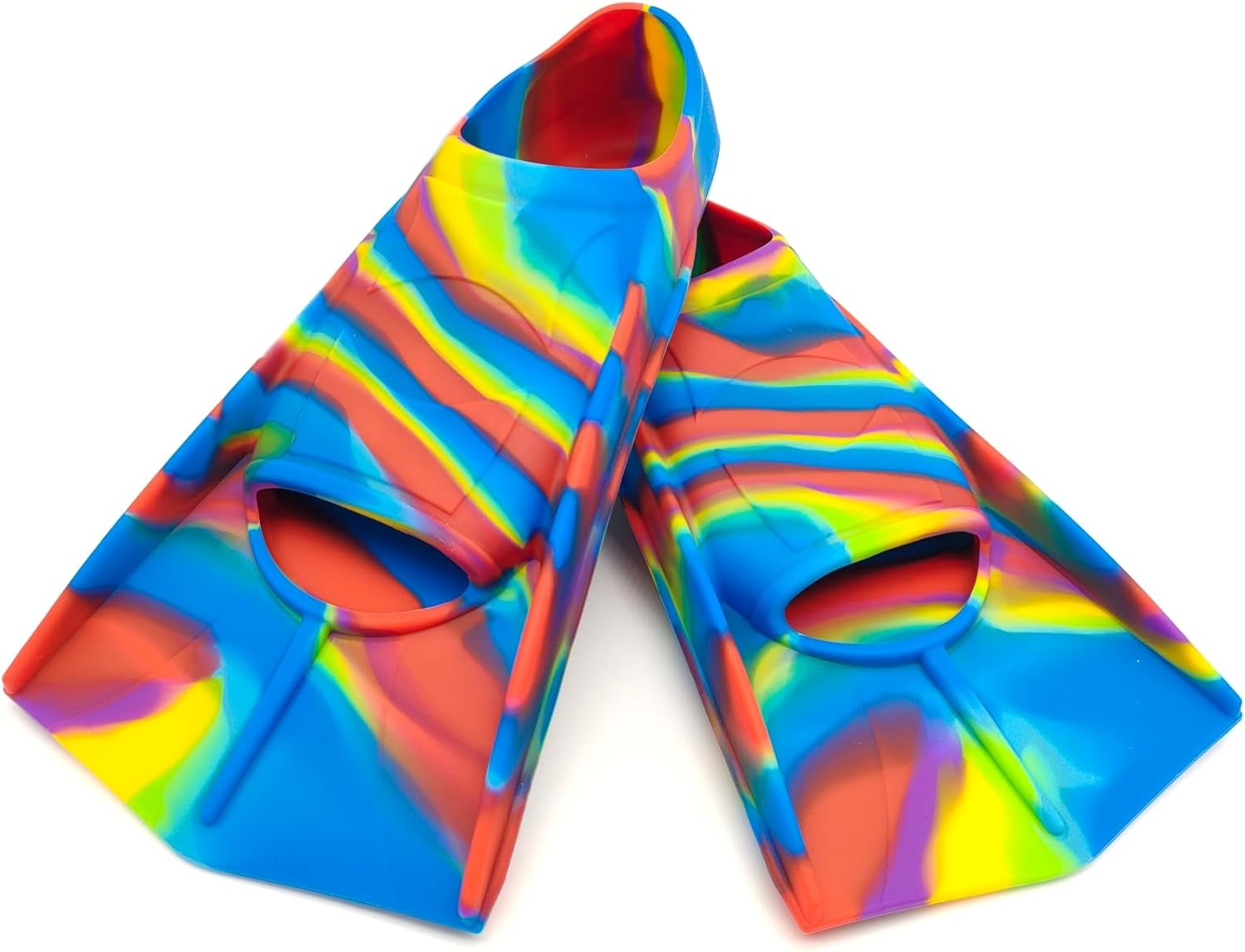 Kids Swim Fins,Comfortable Silicone Flippers for Swimming and Diving,Size Suitab...