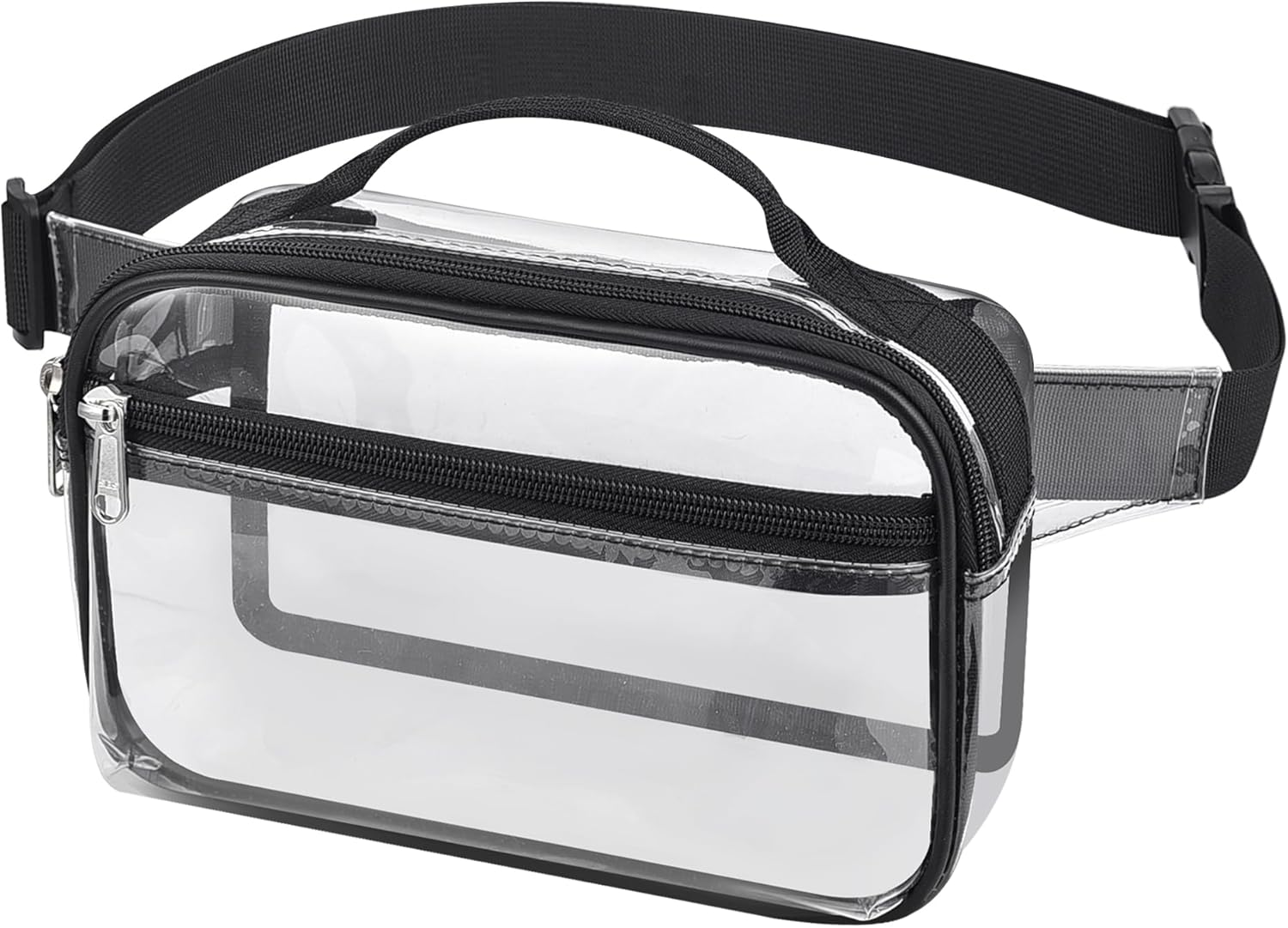 MAY TREE Clear Belt Bag Stadium Approved-Clear Fanny Pack 0.5MM Thickened for Co...