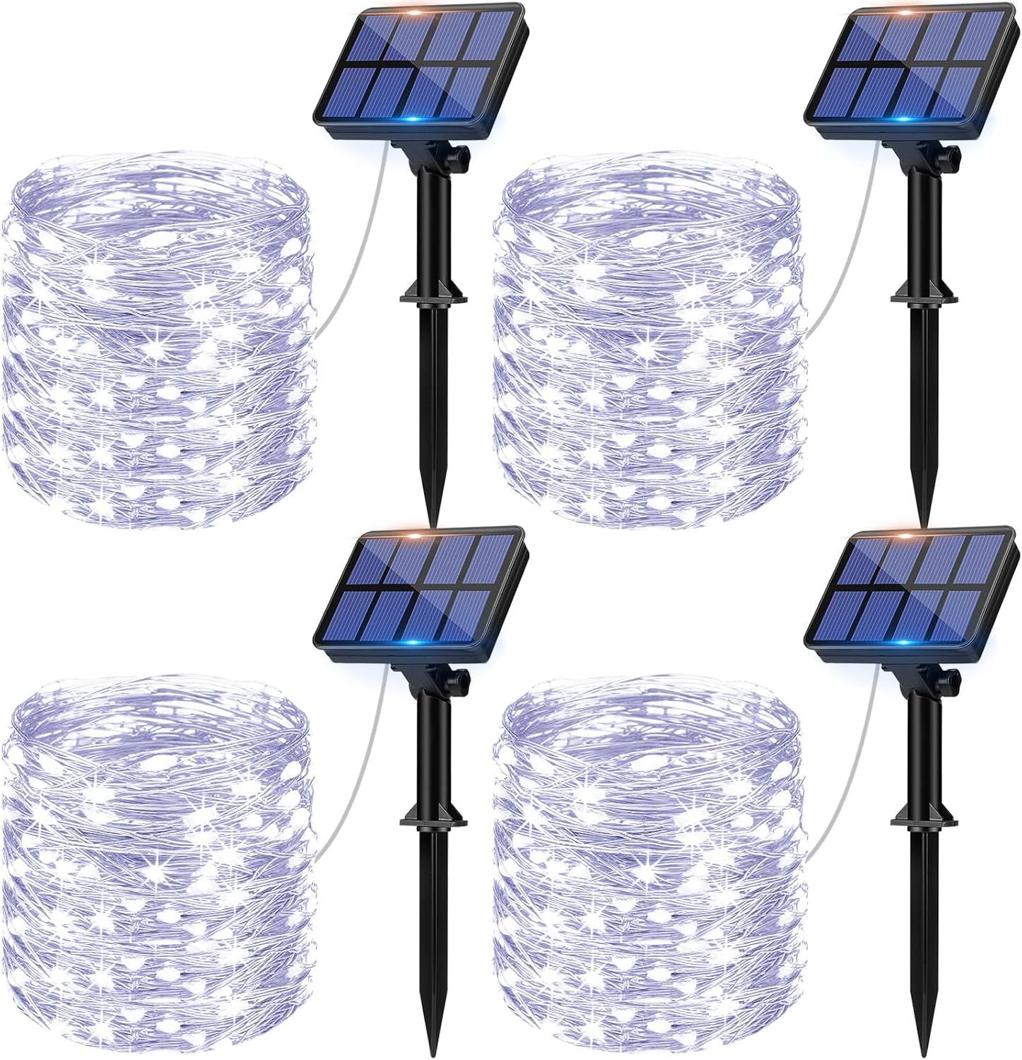 litogo 4 Pack Solar String Lights Outdoor, Total 48M/157 FT 480 LED Fairy Lights...