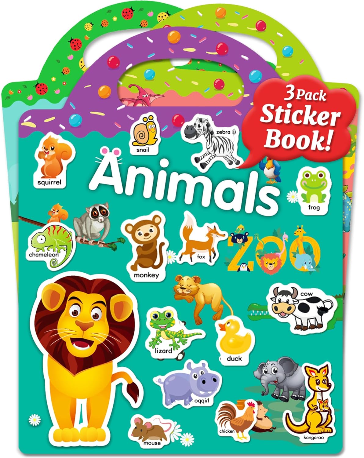 Benresive Reusable Sticker Books for Kids 2-4, Sticker Books for Toddlers 1-3 2-...