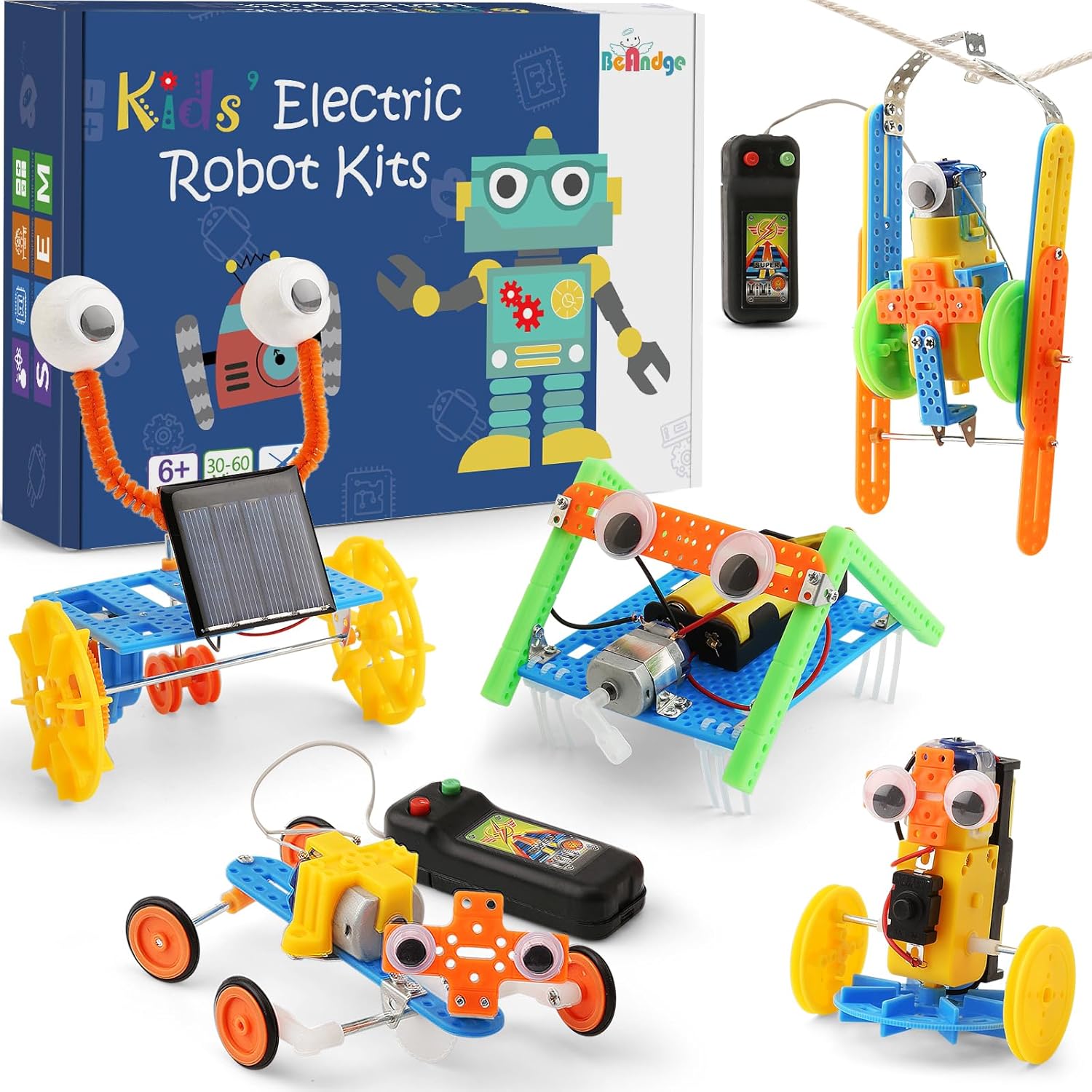 STEM Robotics Science Kits, Crafts for Boys 6-8 Girls 8-12, Robot Building Kit f...