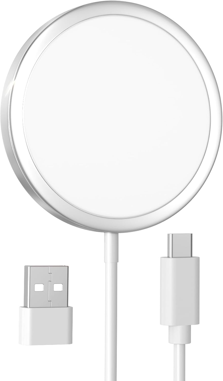 MagEase Magnetic Wireless Charger, 15W Wireless Charger Mag-Safe Compatible with...