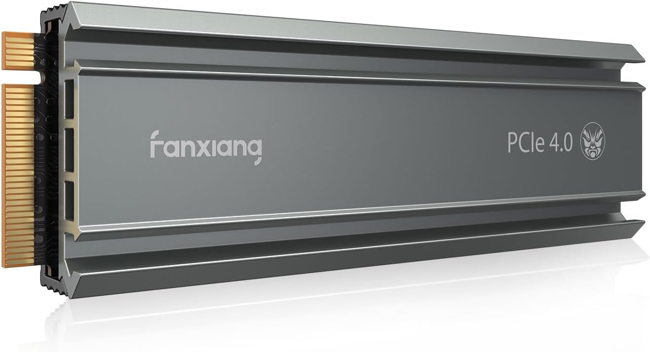 fanxiang M.2 SSD - 1TB SSD Up to 5000MB/s, NVMe SSD 1TB with Heatsink, PCIe Gen4...