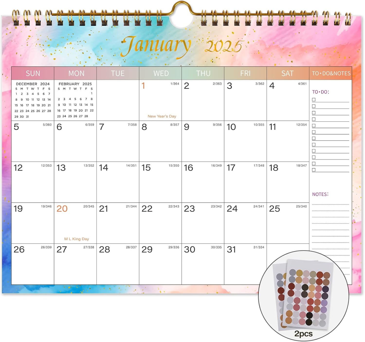 Lbylyhxc 2025-2026 Calendar - Includes January 2025 to June 2026 -18 Monthly Wal...