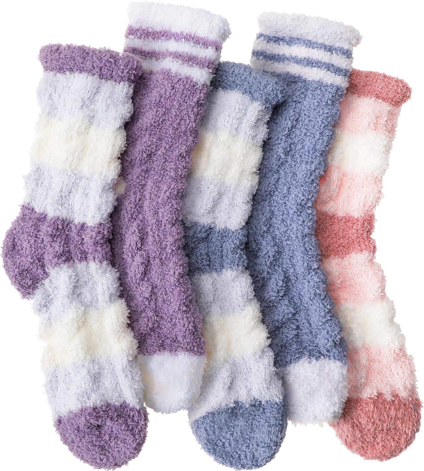 EBMORE Womens Fuzzy Socks Fleece Fluffy Cabin Plush Warm Sleep Soft Cozy Winter...