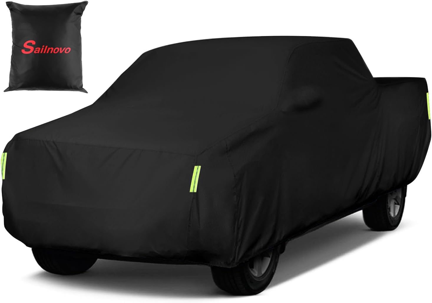 Sailnovo Truck Car Cover Waterproof All Weather, 7 Layers Heavy Duty Outdoor Ful...