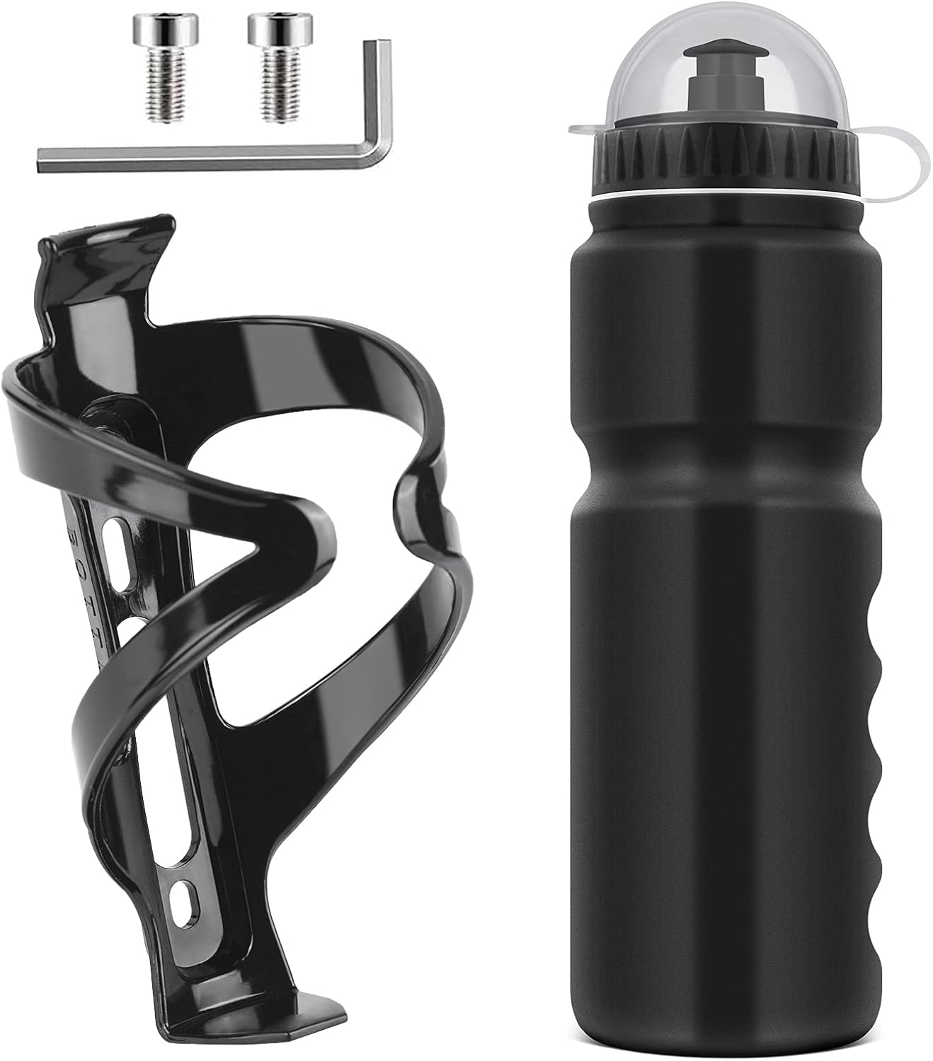 Ainiv Bike Water Bottle Cage with BPA-free 800ml/2...