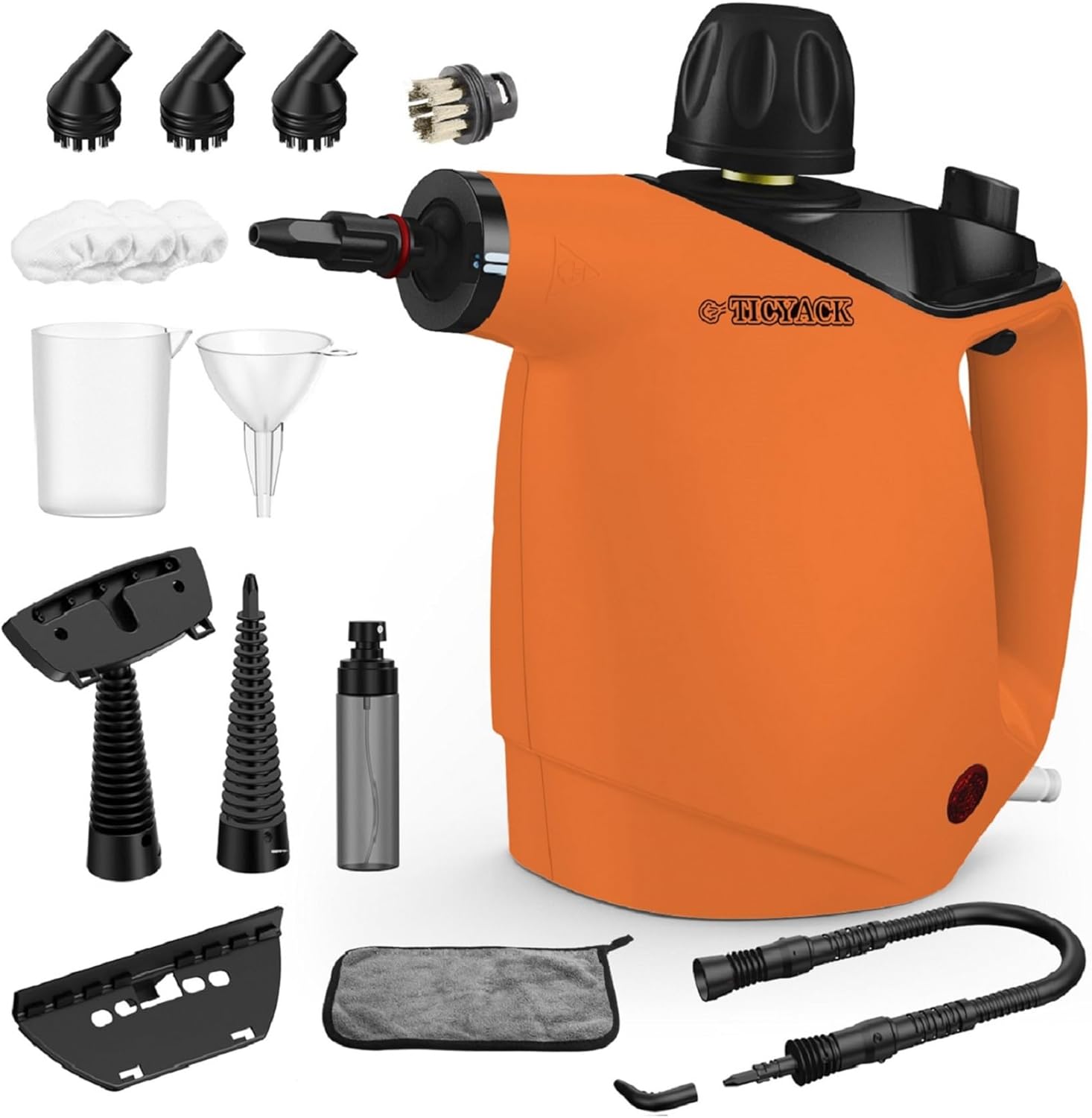 Handheld Steam Cleaner, Steam Cleaner with 16 PCS Accessory & Safety Lock, 500ML...