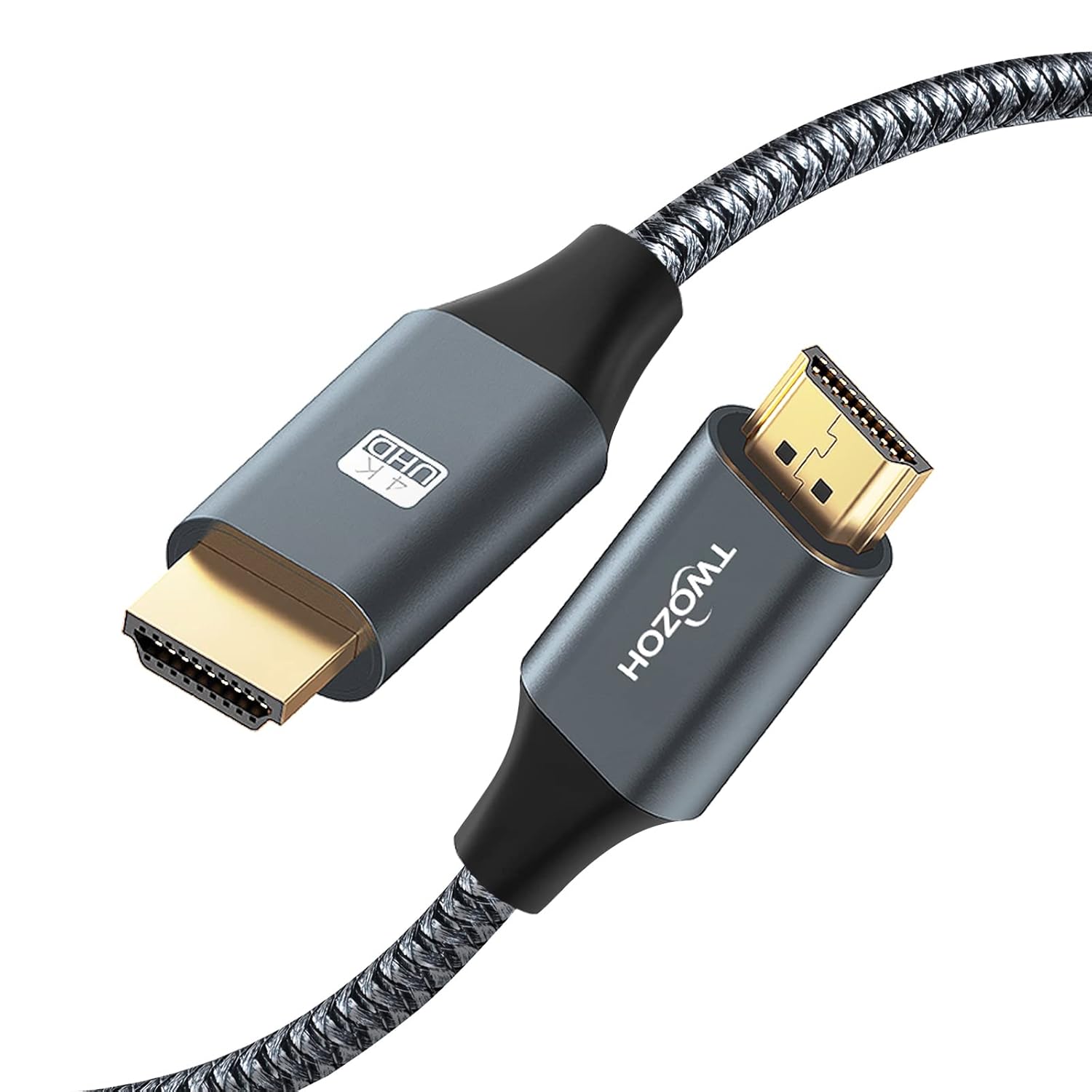 Twozoh 4K HDMI Cable 10M, High Speed HDMI 2.0 Cable, Braided HDMI to HDMI Lead C...