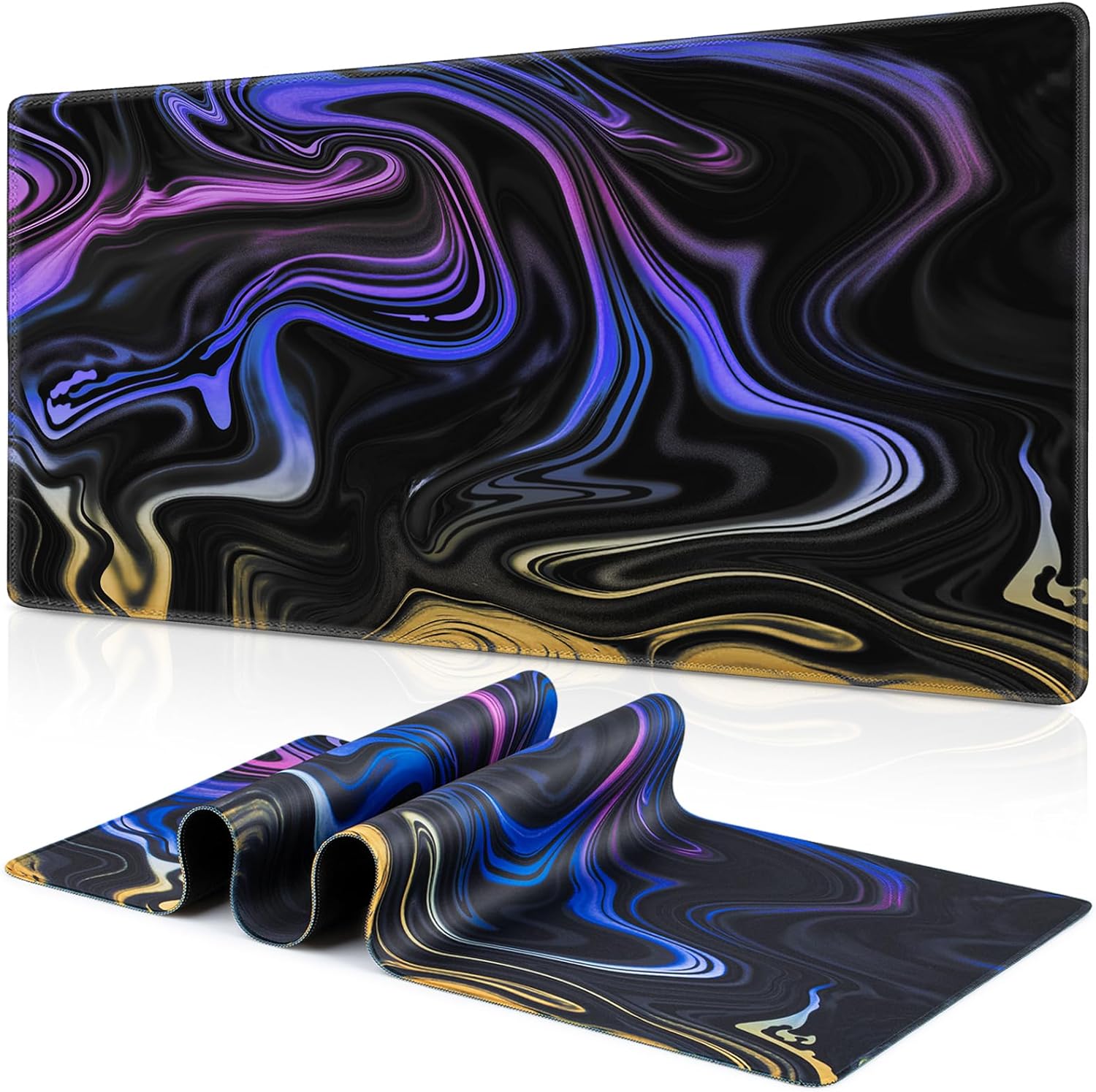 Abetcabe Gaming Mouse Pad, Extra Large Mouse Mat XXL 35.4×15.7 inch, Extended Mo...