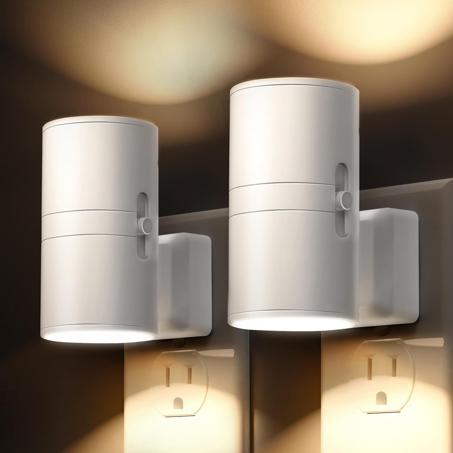 L LOHAS LED Night Light Plug in, LOHAS Modern Night Light with Light Sensor, 0-1...