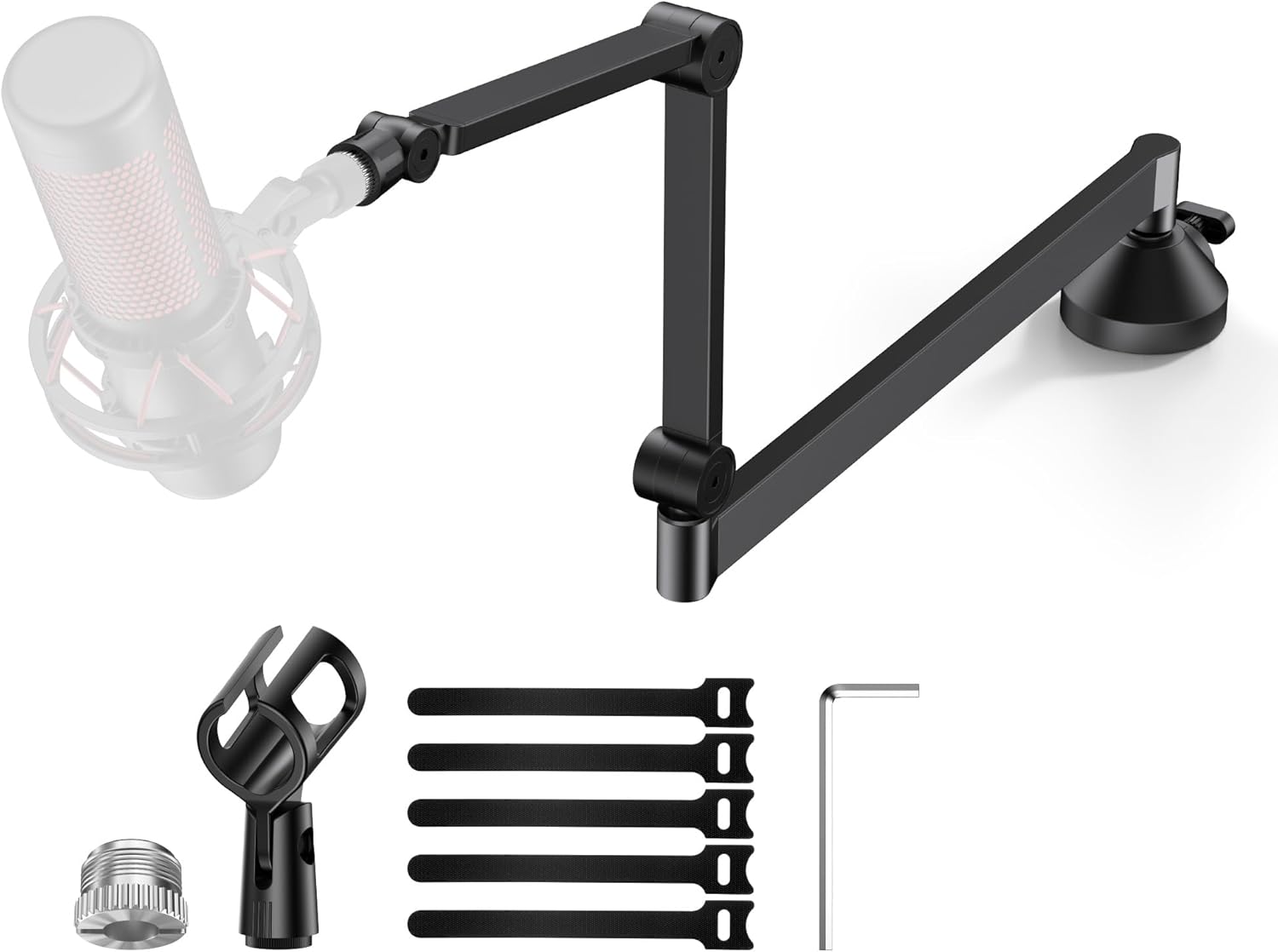 InnoGear Low Profile Mic Arm, 360° Rotatable Microphone Arm Stand Foldable Desk...