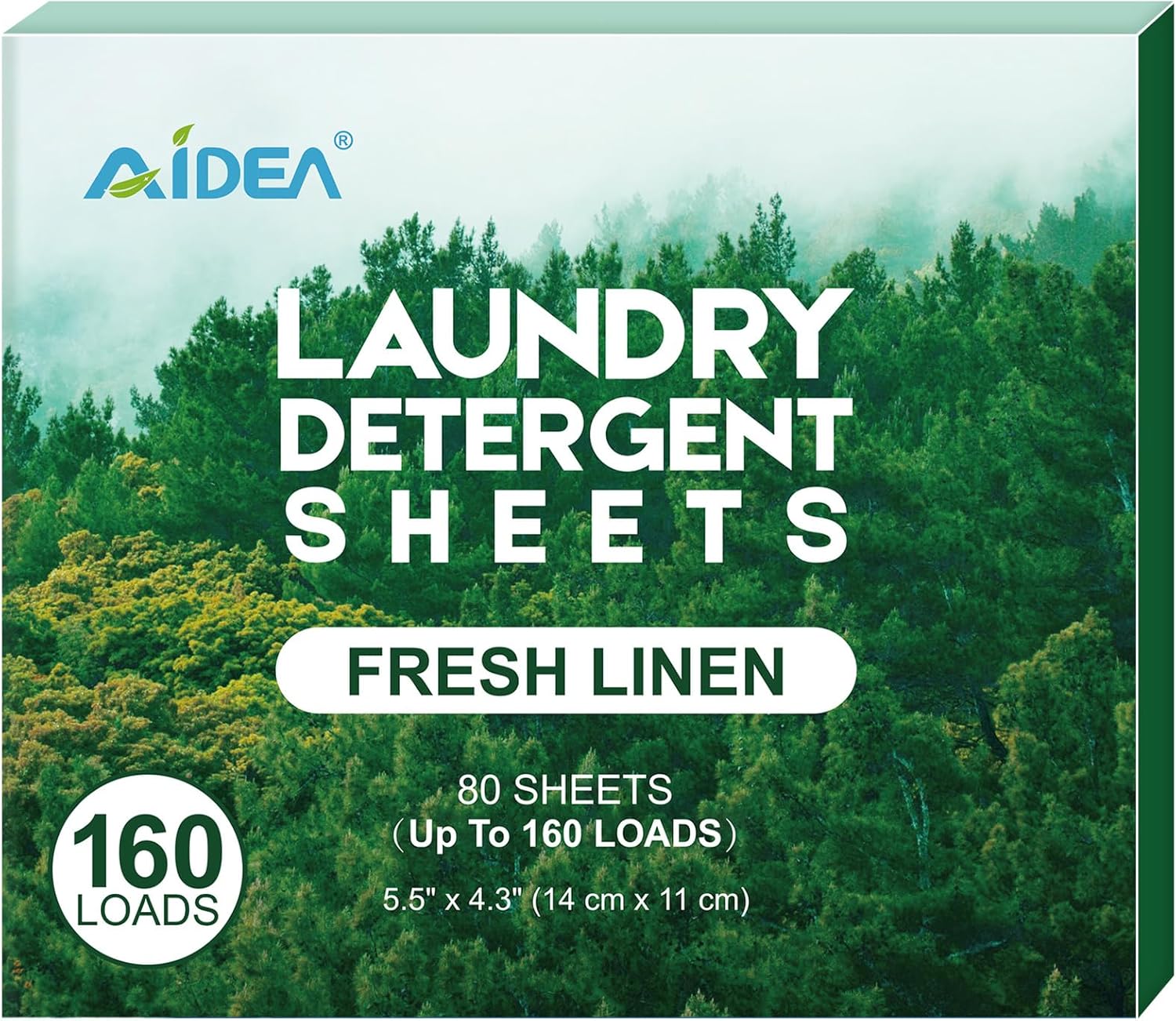 AIDEA Laundry Detergent Sheets, Washer Sheet Detergent, No Plastic Jug, Laundry...