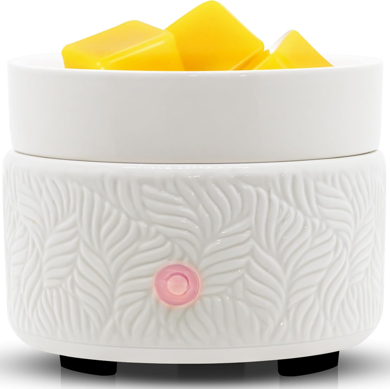 Electric Wax Melts Candle Burner - Bobolyn Ceramic Wax Melts Warmer 3-in-1 Scent...