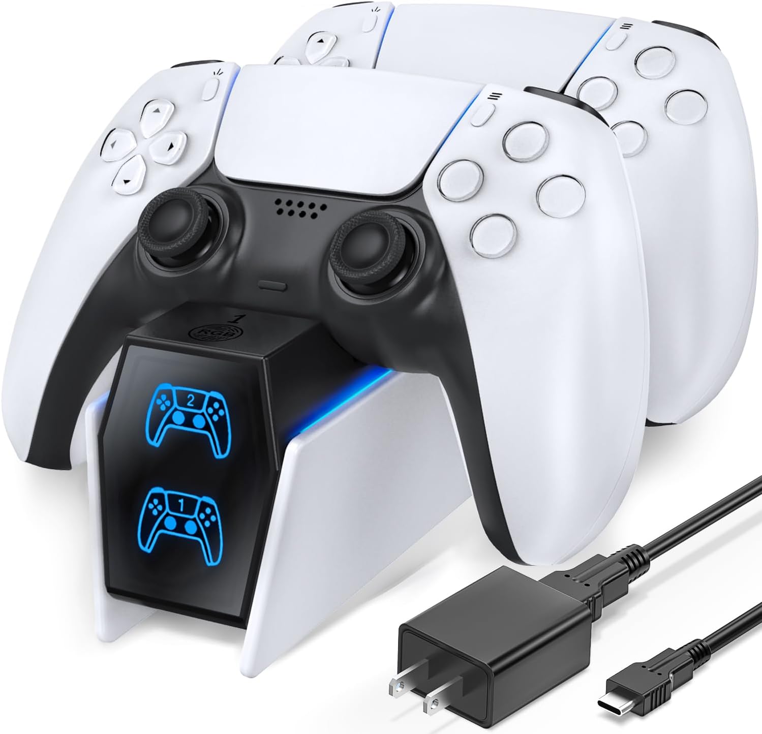 OIVO PS5 Controller Charger PS5 Accessories Kits w...