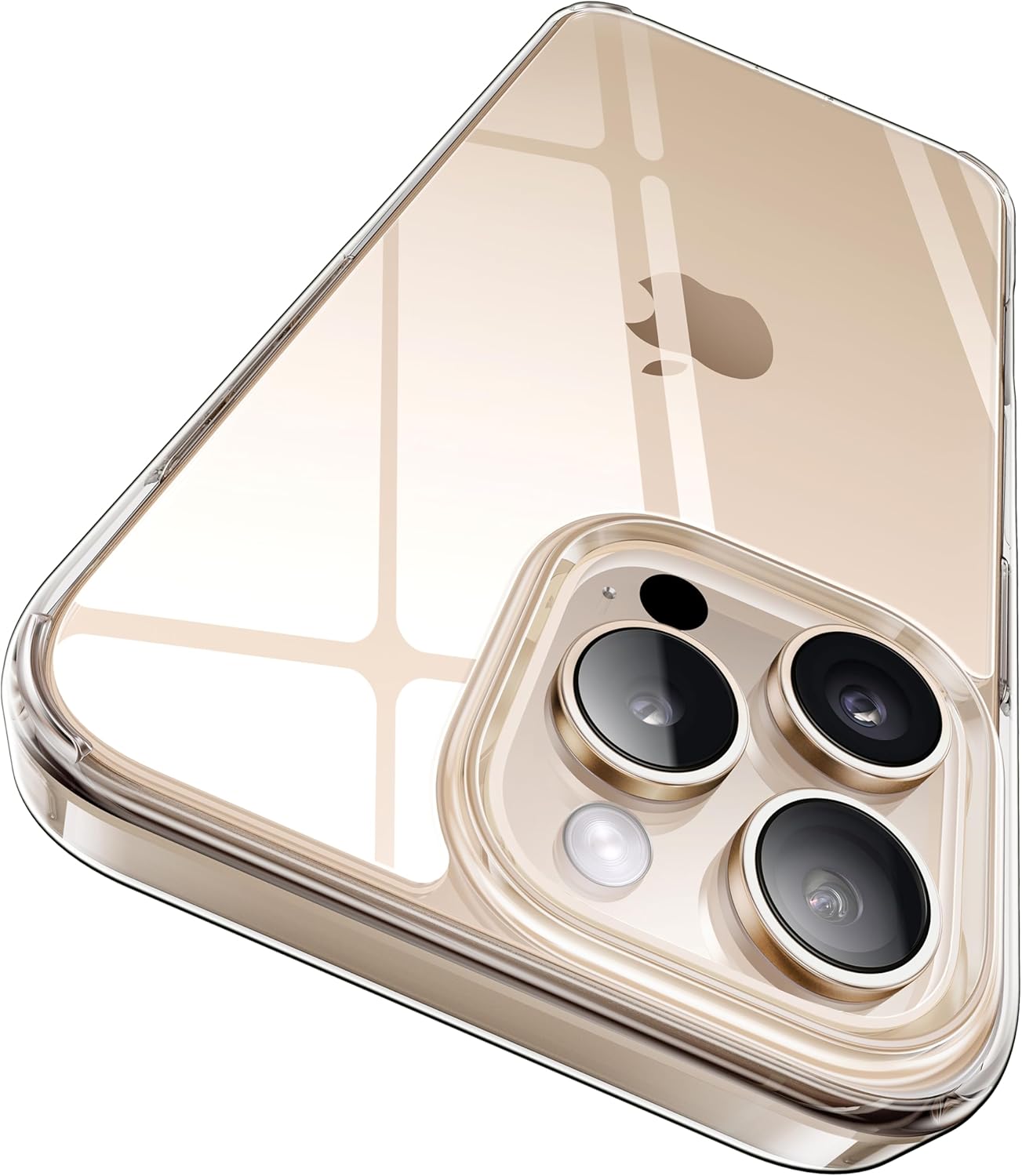 CASEKOO 2-Year Lasting Crystal Clear for iPhone 16 Pro Case [Unbreakable Militar...