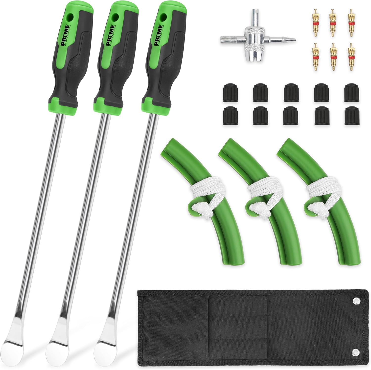 PR1ME 14.5" Tire Spoons Tool Set, Motorcycle Dirt Bike Tire Changing Kit with 3...