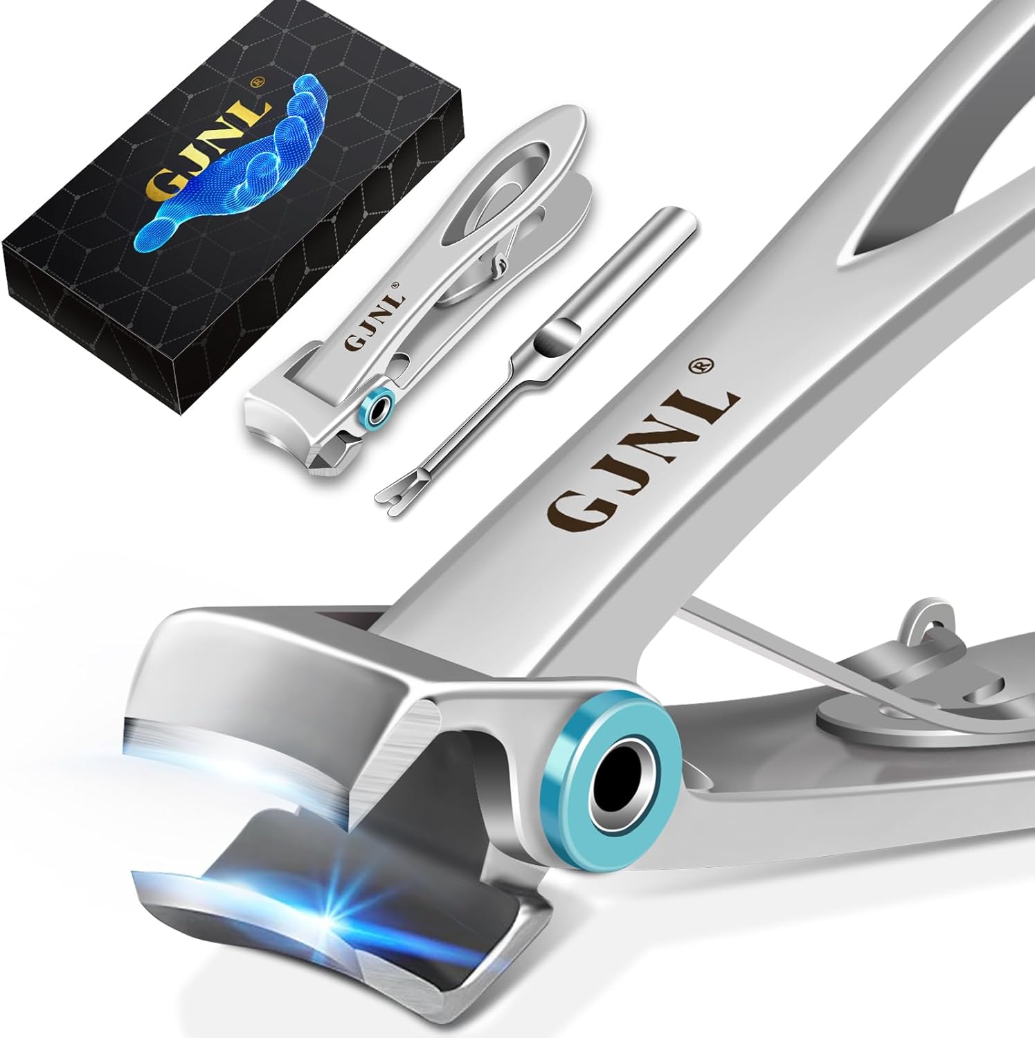 Nail Clippers for Thick Nails - Father's Day Gifts for Men Dad,16mm Ultra Wide J...