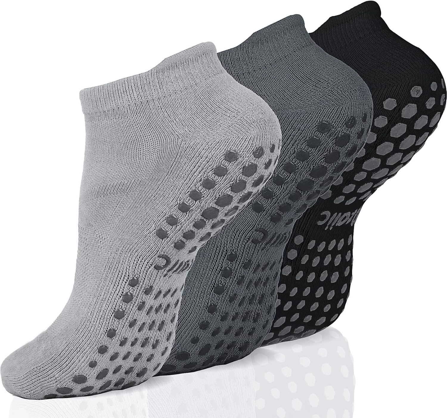 Ozaiic Yoga Socks for Women&Men with Grips, Anti Non Slip Slipper Socks for Ball...
