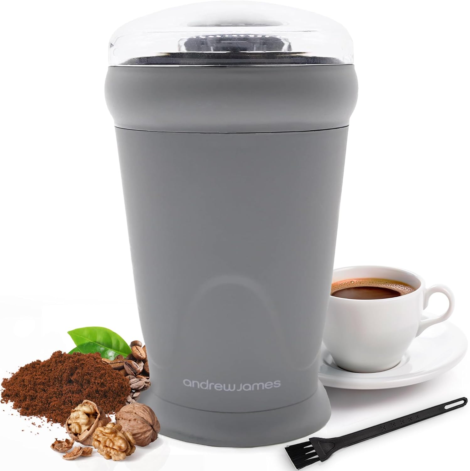 Andrew James Electric Coffee Grinder, Bean, Nut & Spice Grinder, Powerful Compac...
