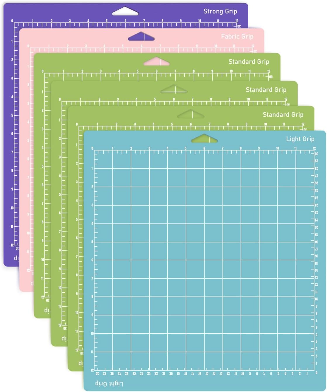 [6 Pack] Cutting Mat (12x12) Inch for Cricut Maker and Cricut Explore Cutting Ma...
