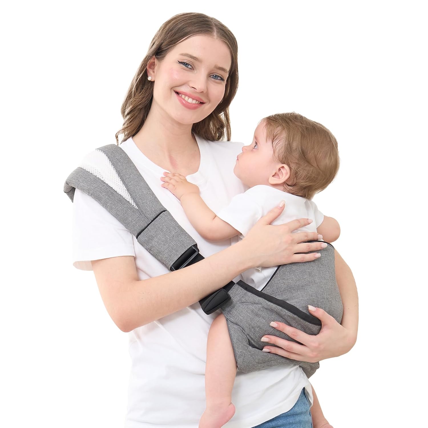 GAGAKU Toddler Sling Carrier with Non-Slip Hip Seat Baby Carrier Side Big Kid Ho...