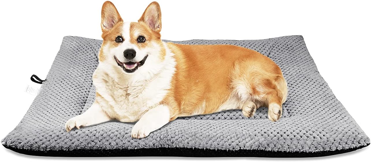 Onarway Dog Bed Mat Medium: Washable Fluffy Dog Bed Cushion for Cats Puppies - M...