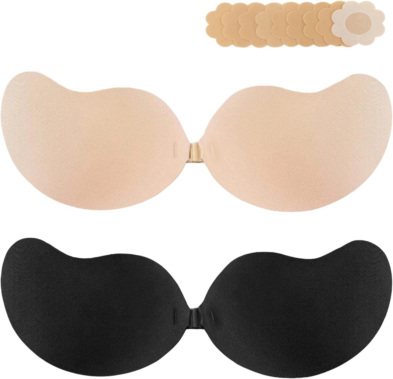 Super Sticky Invisible Push up Self Adhesive Bra Backless Breast Lift Bra Reusab...