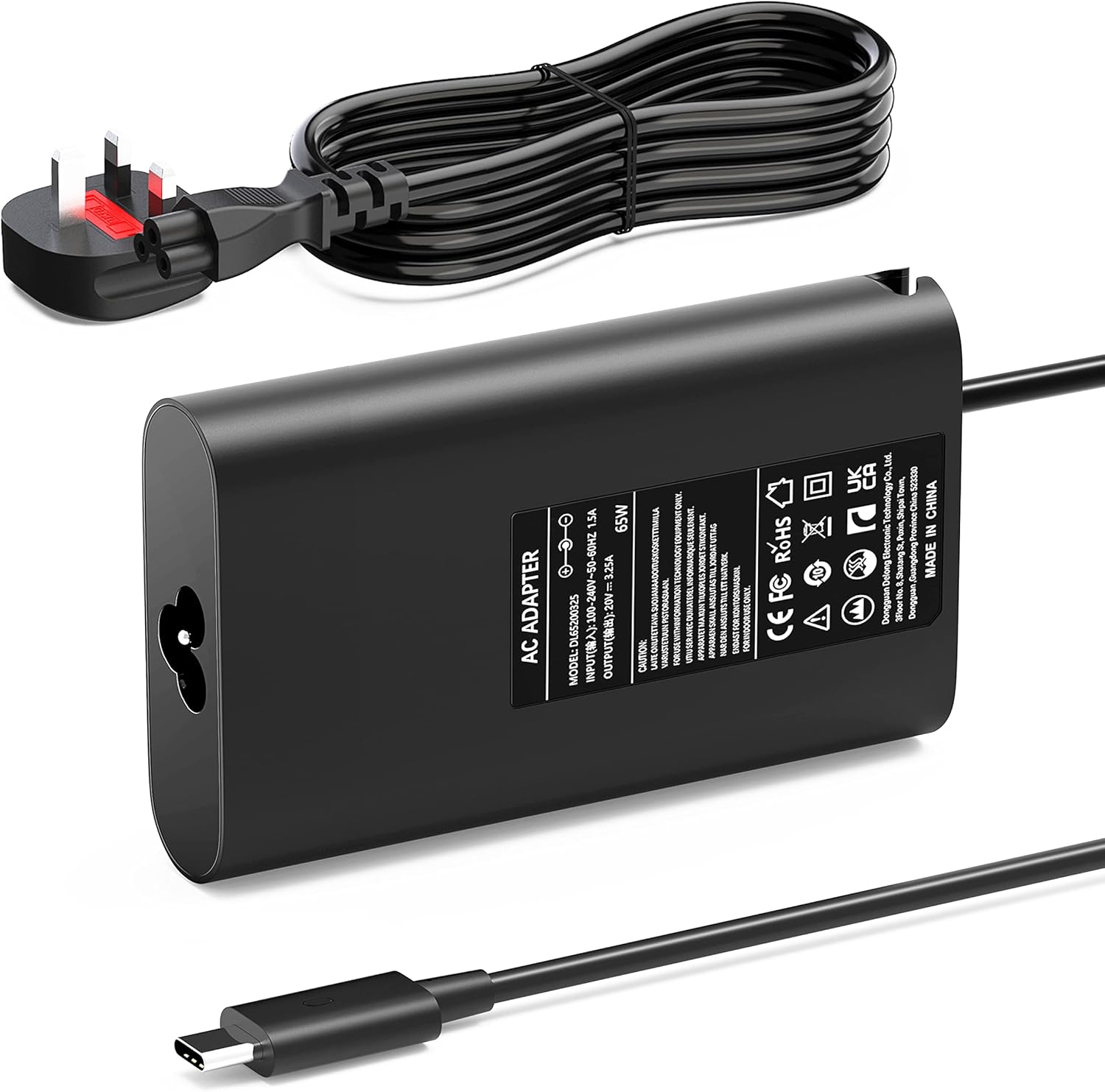 65W Laptop Charger USB C for Dell Latitude 5420 5520 5320 5410 5540 7420 7410 74...