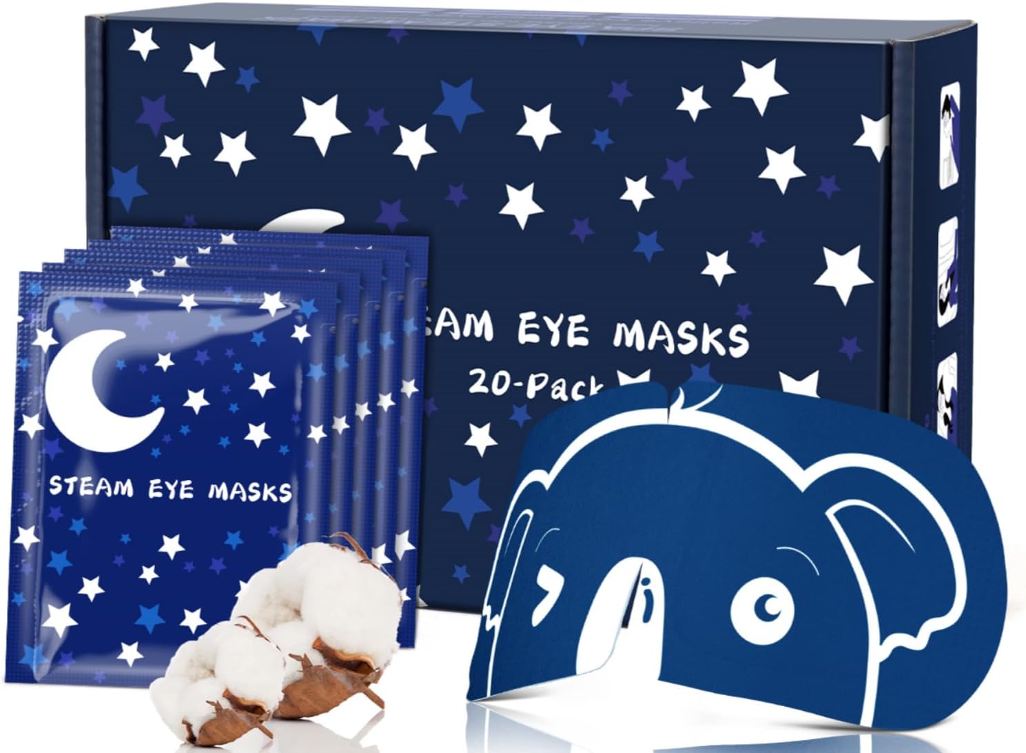 ProCIV Steam Eye Mask 20 Packs Warming Eye Mask Self Heating Eye Mask Lavender S...
