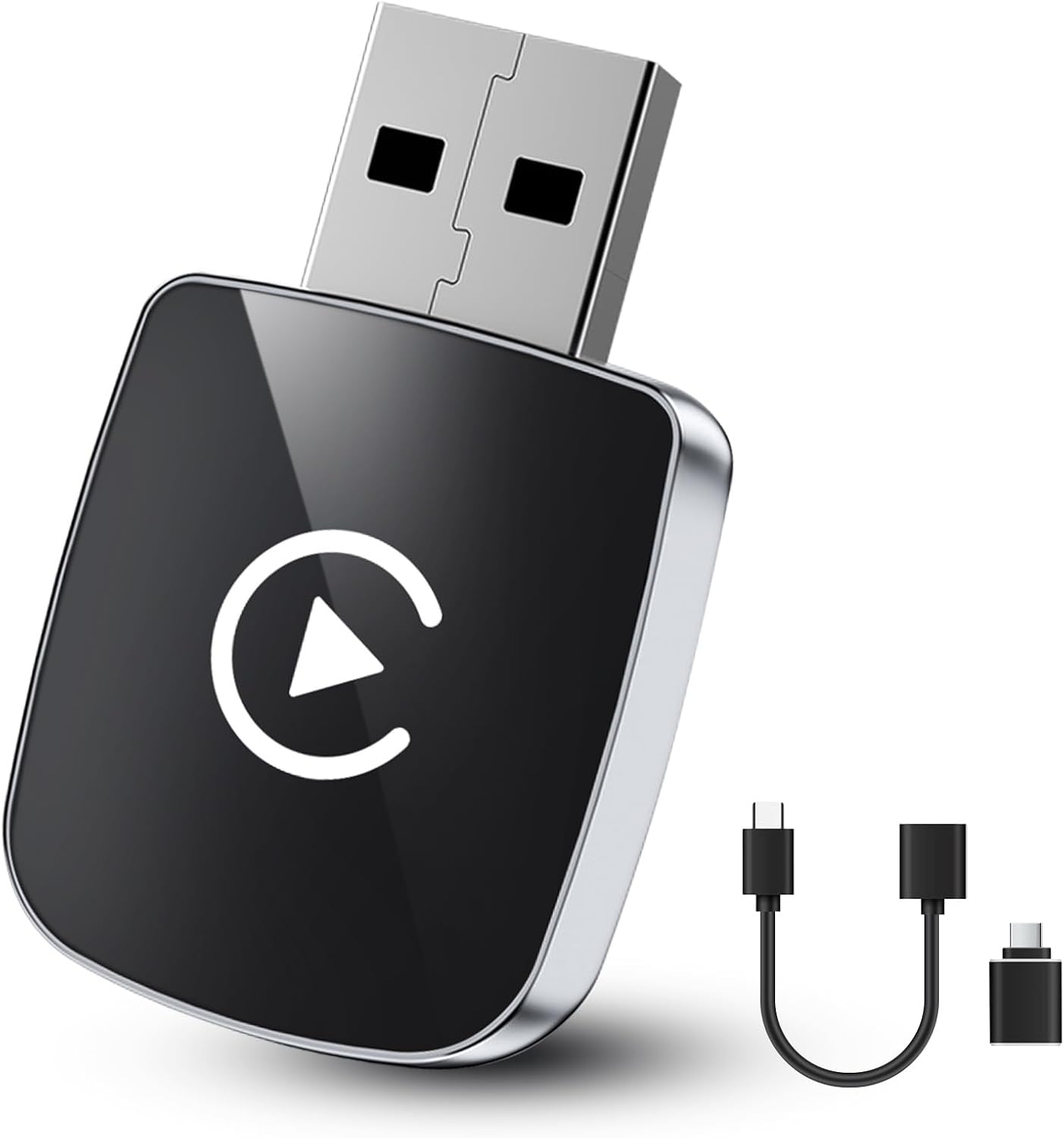 CarPlay Wireless Adapter for iPhone,2025 Upgraded Convert Wired to Wireless CarP...