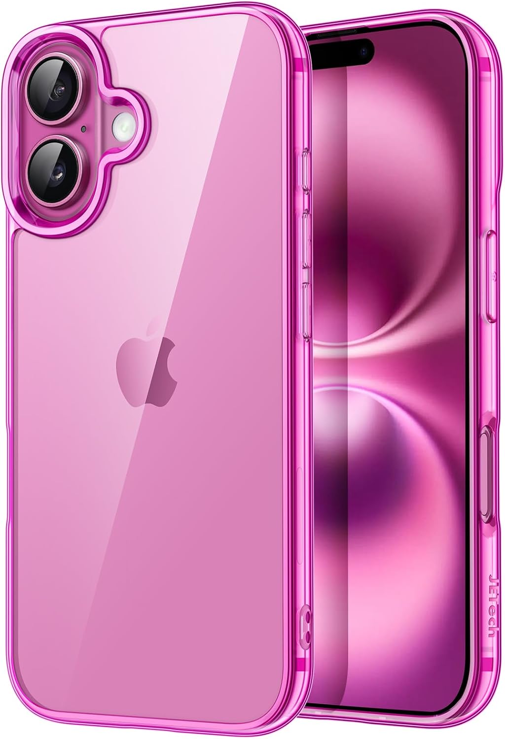 JETech Case for iPhone 16 Plus 6.7-Inch, Non-Yellowing Shockproof Phone Bumper C...