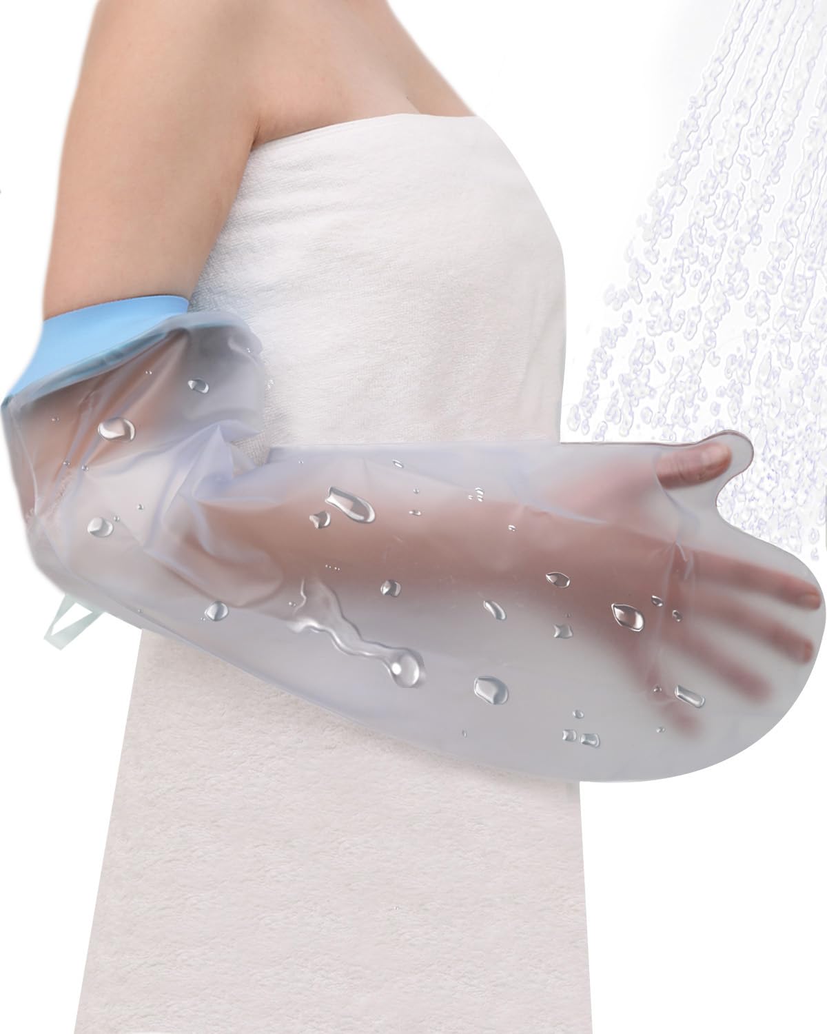 CureSquad Waterproof Cast Cover Arm, Plaster Cast Waterproof Cover Arm, Cast Cov...