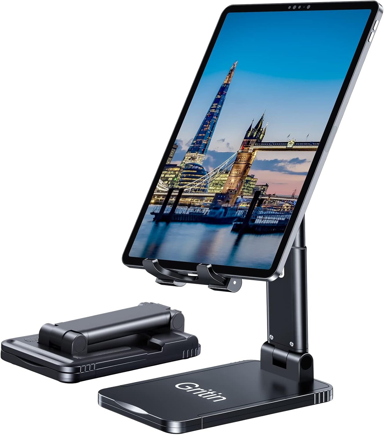 Gritin Tablet Stand, Adjustable Tablet Holder - Fo...