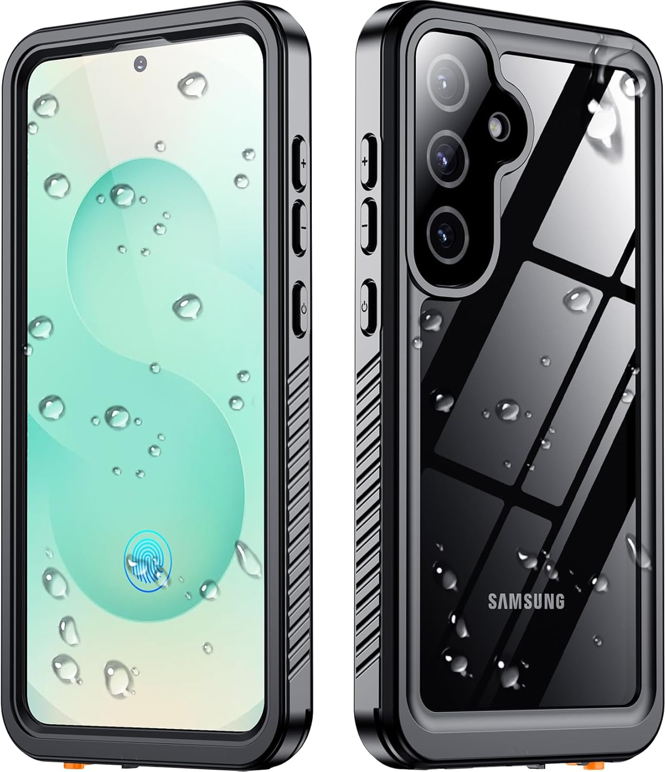 SPIDERCASE for Samsung Galaxy S25 Plus Case Waterproof,Built-in Screen & Camera...
